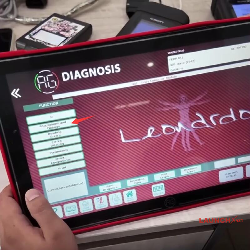 launch smartlink solve Ferrari 458 AFS System Fault 12