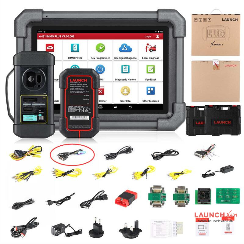 launch x431 immo plus connect pogo cable 1