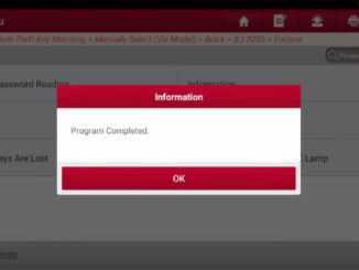 launch x431 immo plus add buick gl8 2020 key 9