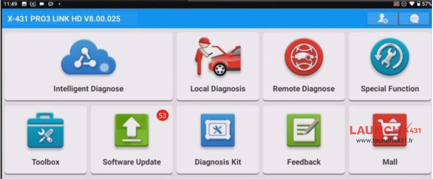 launch x431 intelligent diagnosis and local diagnosis 1