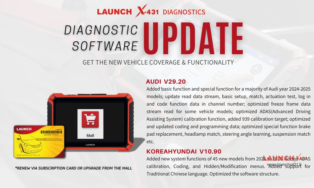 Launch X431 Update