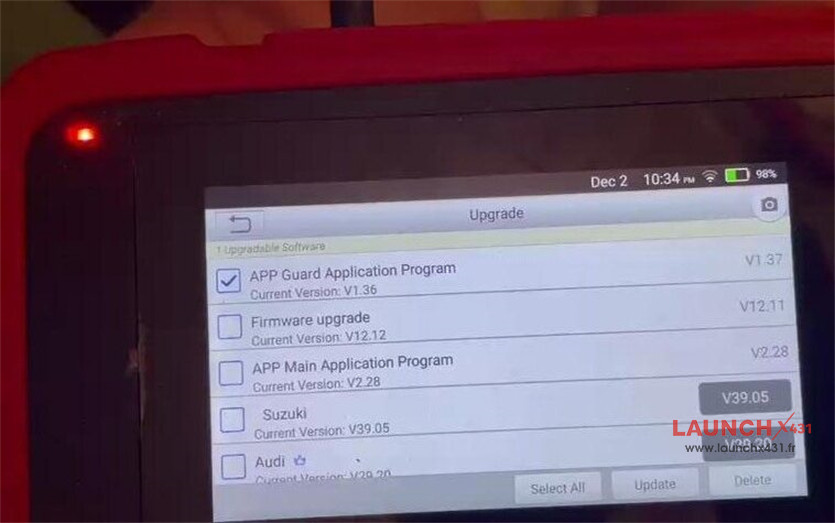 launch crp123x firmware v12.12 upgrade failure solution 1