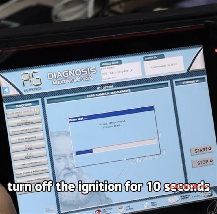 launch smartlink c install ferrari reversing camera 6 launch smartlink c install ferrari reversing camera 6