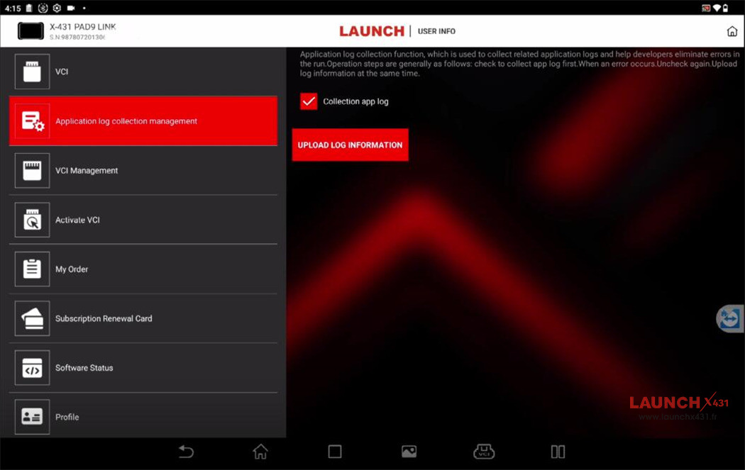launch x431 tool upload application logs 10 launch x431 tool upload application logs 10
