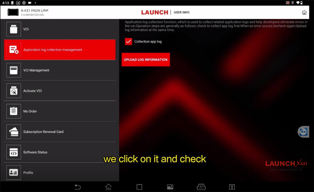 launch x431 tool upload application logs 7 launch x431 tool upload application logs 7