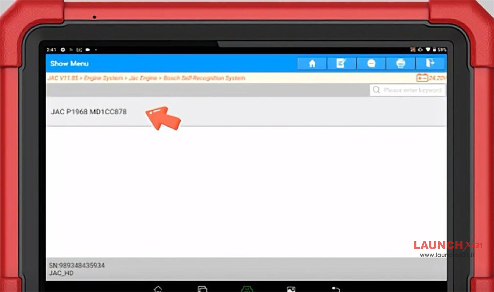 x431 pad v read write jac vin 6 x431 pad v read write jac vin 6