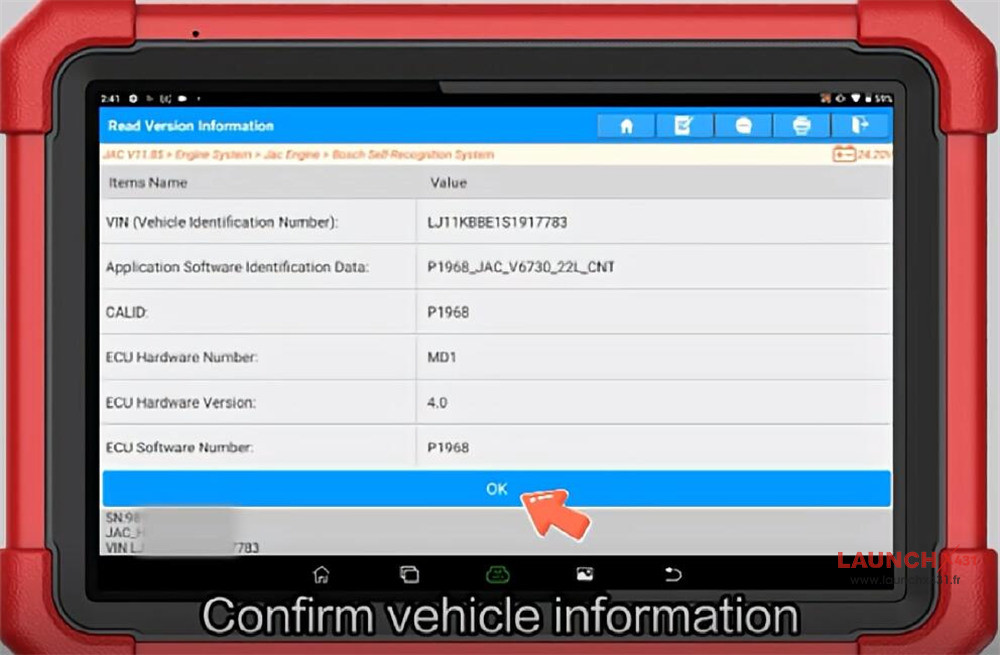x431 pad v read write jac vin 7 x431 pad v read write jac vin 7