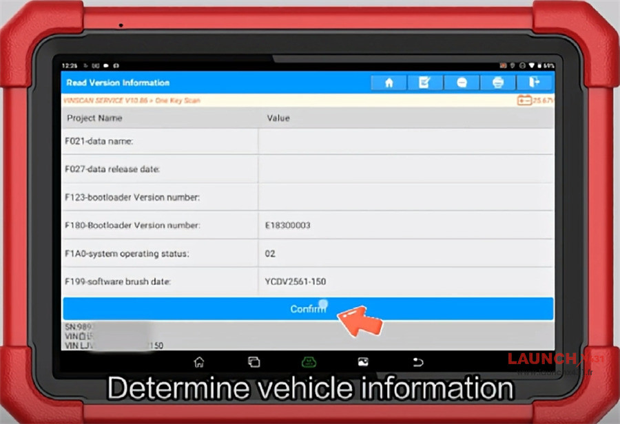 x431 pad v read write sinotruck kingpin vin 3 x431 pad v read write sinotruck kingpin vin 3