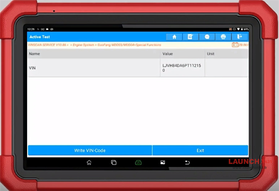 x431 pad v read write sinotruck kingpin vin 6 x431 pad v read write sinotruck kingpin vin 6