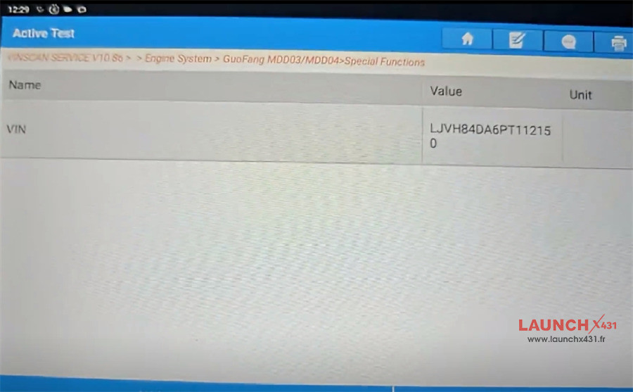 x431 pad v read write sinotruck kingpin vin 8 x431 pad v read write sinotruck kingpin vin 8