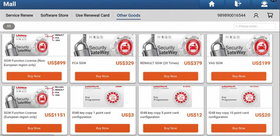 launch sgw license purchase guide