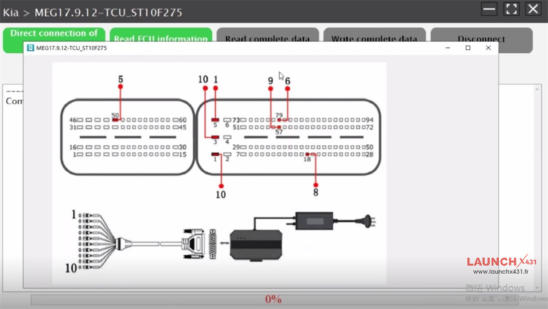 launch x431 ecu programmer clone kia meg17.9.12 3