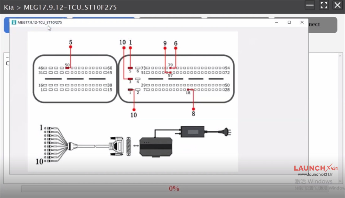 launch x431 x prog3 pc adapter clone kia meg17.9.12 3