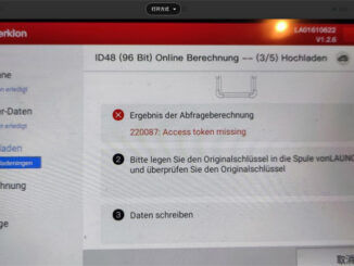 x431 key programmer clone id48 chip error 220087 1