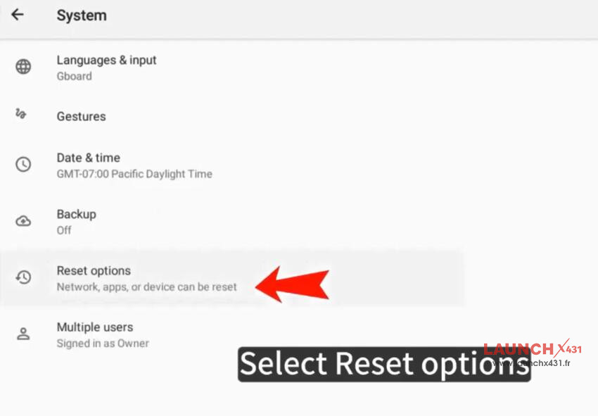 x431 pros elite unable to reset connector solution 5