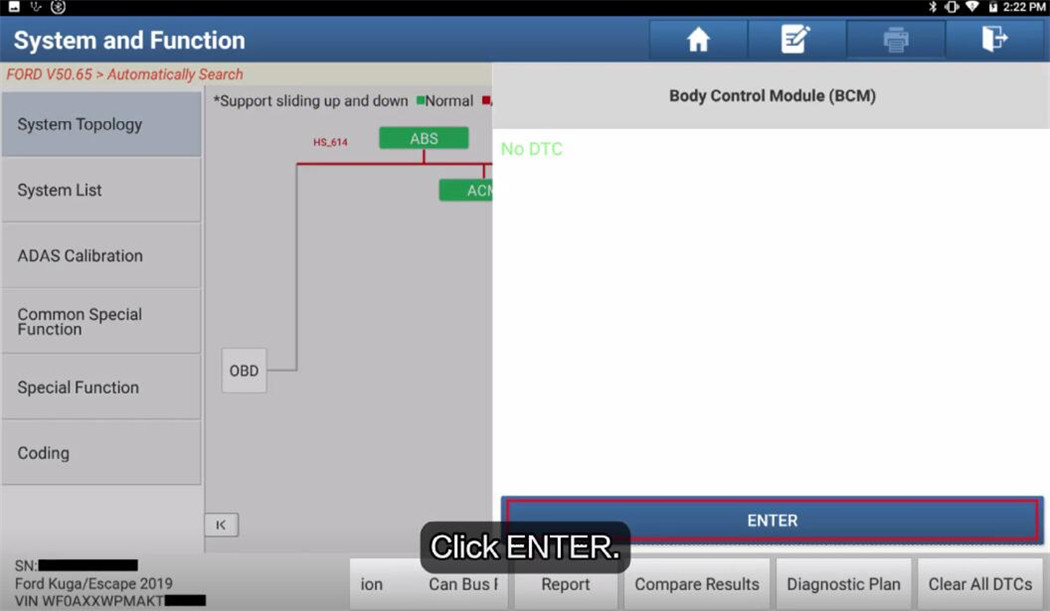 launch x431 clear ford kuga bcm crash data 4