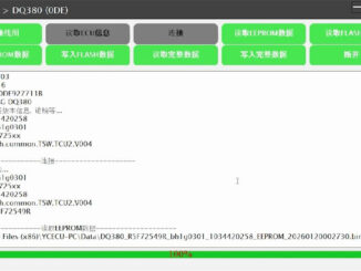 launch x431 ecu programmer read audi dq380 0de 5