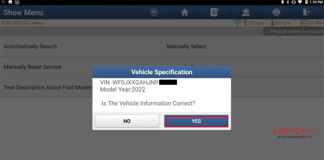 launch x431 learn ford fiesta tcm clutch 2