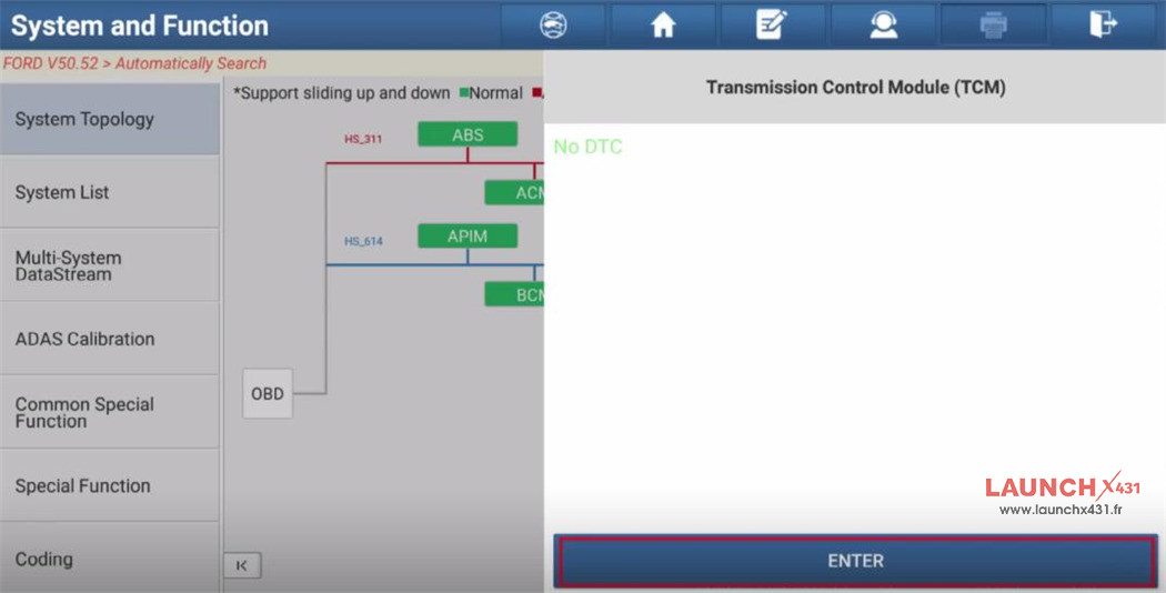 launch x431 learn ford fiesta tcm clutch 4