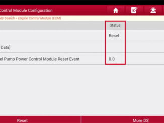 launch x431 reset gm fuel pump power control module 11