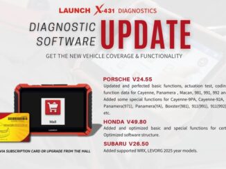 Launch X431 Update Diagnostic Software for PORSCHE