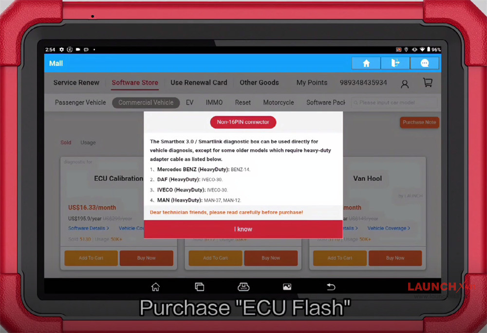 how to purchase and activate launch x431 ecu flashing 2