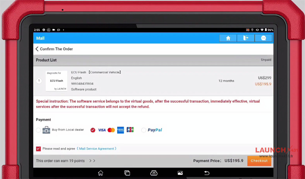 how to purchase and activate launch x431 ecu flashing 5