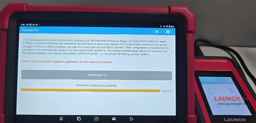launch smartlink c fix connector firmware 14