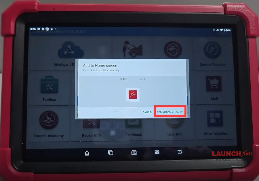 launch x431 accidental app deletion solution 12