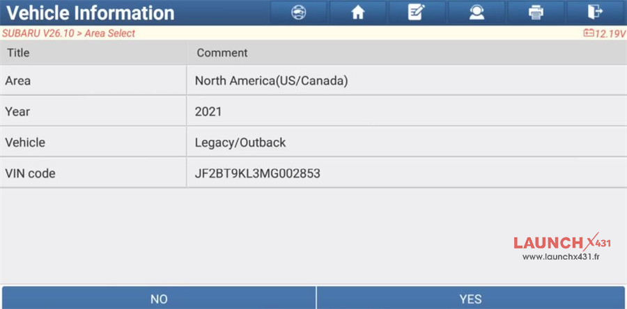 launch x431 subaru steering angle learning 3