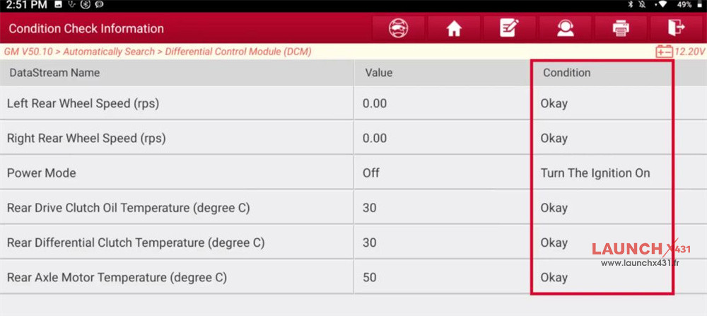 launch x431 suburban rear differential test 6