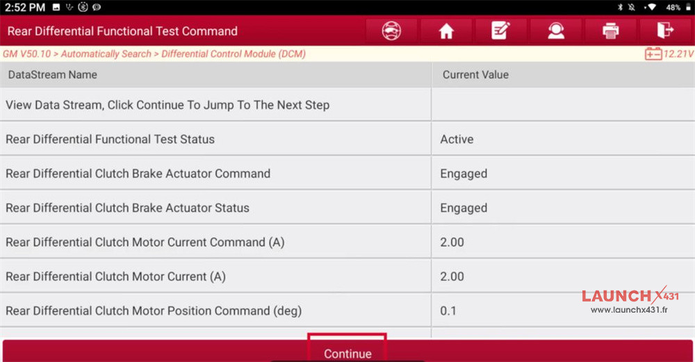 launch x431 suburban rear differential test 8