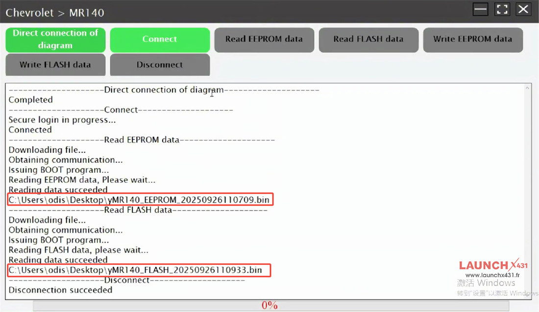 launch x431 ecu programmer clone chevrolet mr140 4