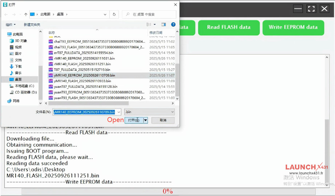 launch x431 ecu programmer clone chevrolet mr140 6