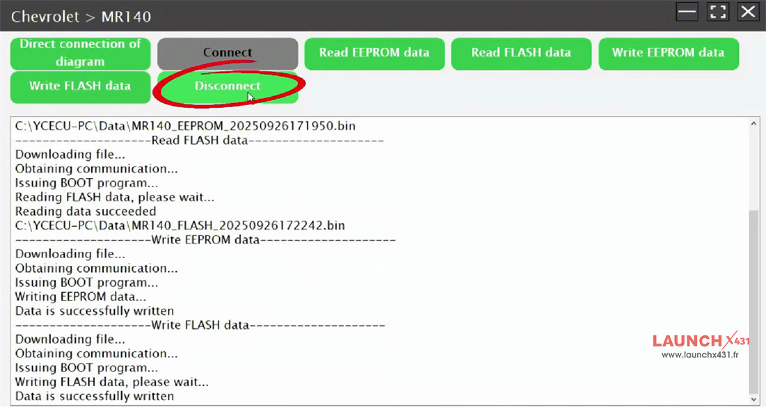 launch x431 ecu programmer clone chevrolet mr140 7