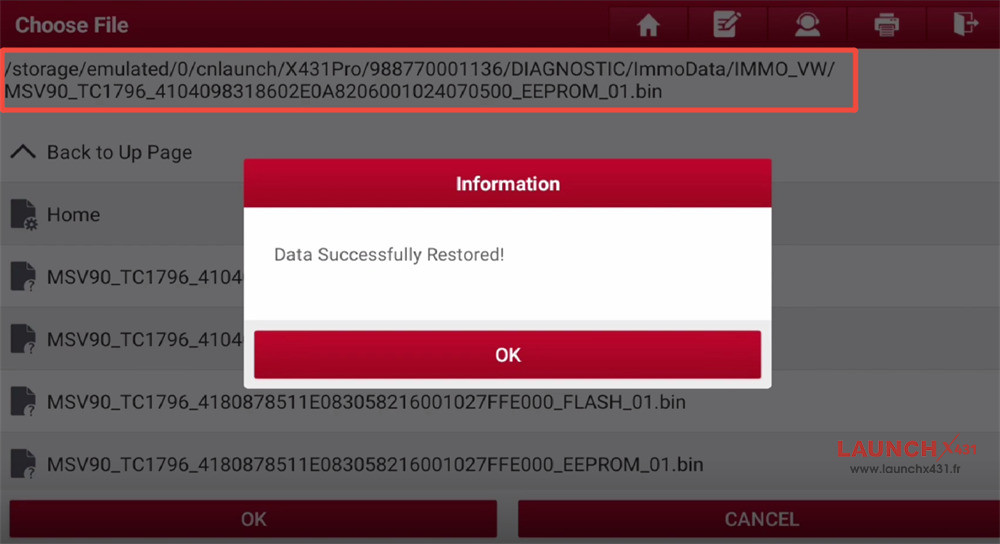 launch x431 immo plus clone bmw msv90 10