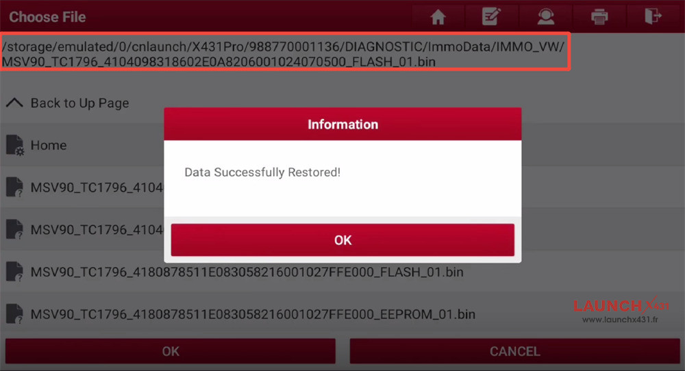 launch x431 immo plus clone bmw msv90 11