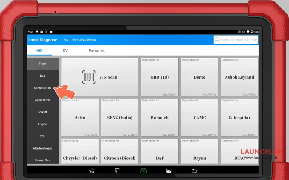 launch x431 pad5 link hd test sany a c relay actuator 1