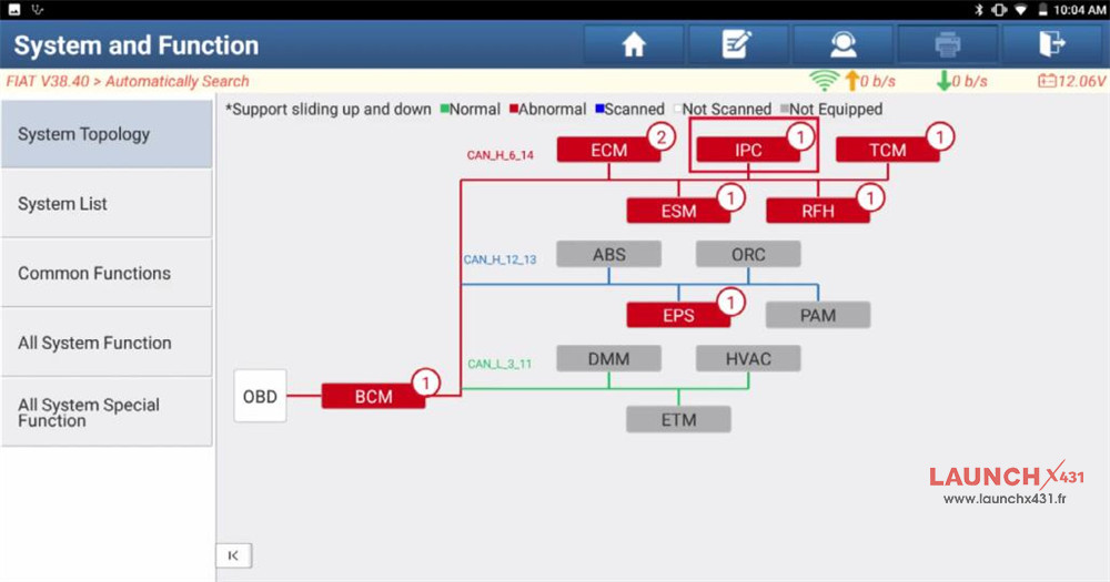 launch x431 reset fiat service information 7