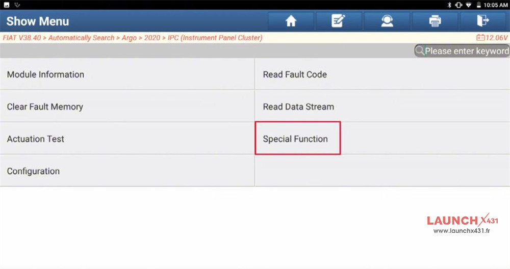 launch x431 reset fiat service information 8