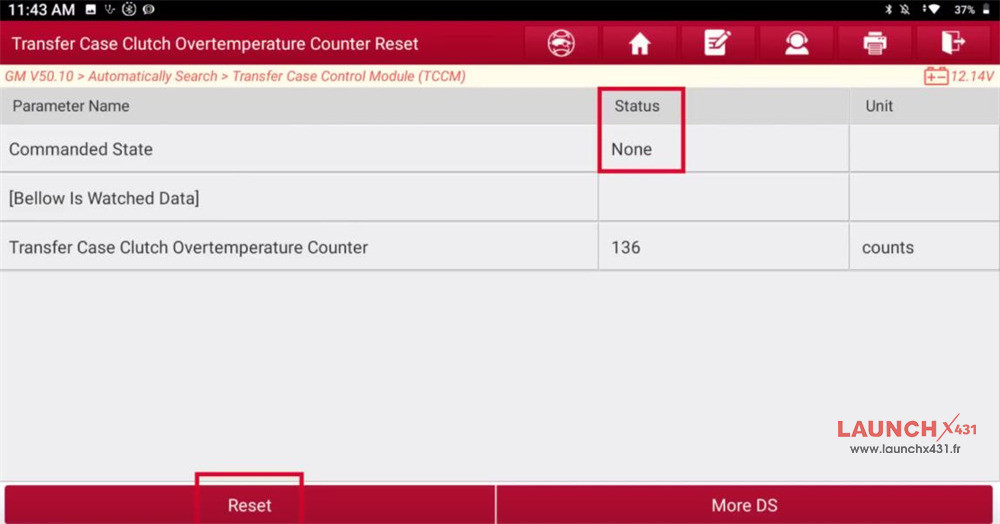 launch x431 reset suburban case clutch overtemperature counter 8 launch x431 reset suburban case clutch overtemperature counter 8