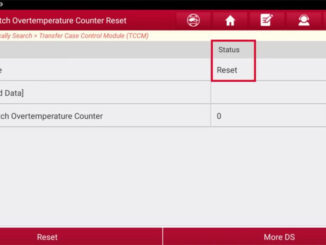 launch x431 reset suburban case clutch overtemperature counter 9