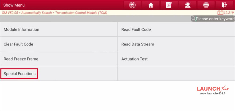launch x431 reset suburban transmission adaptive pressure 5
