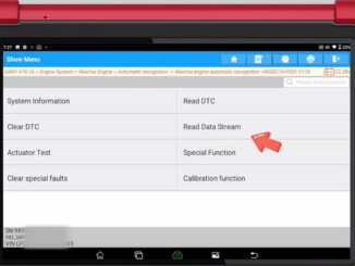 x431 pad5 link hd read sany data stream 5