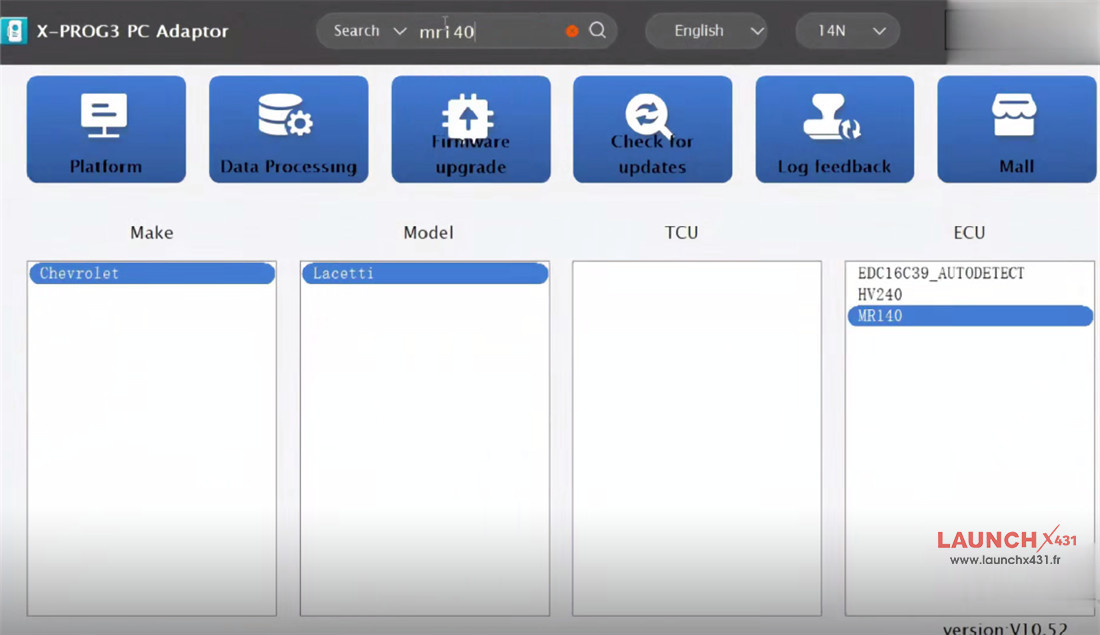 x431 xprog3 pc adapter clone chevrolet mr140 1