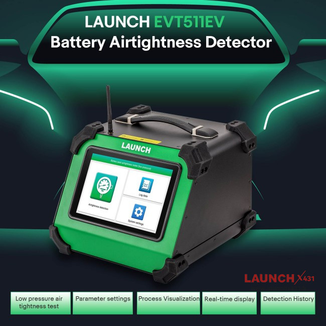 launch evt511ev battery airtightness detector