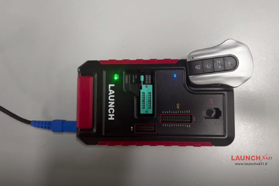 launch x431 immo plus add jaguar id49 smart key 2