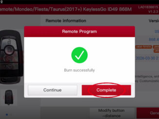 launch x431 immo plus program ford edge 3