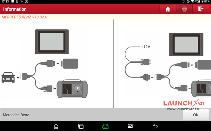 launch x431 pro5 erase mercedes benz vgs3 nag2 tcu 2