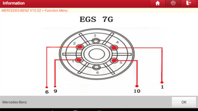 launch x431 pro5 erase mercedes benz vgs3 nag2 tcu 6